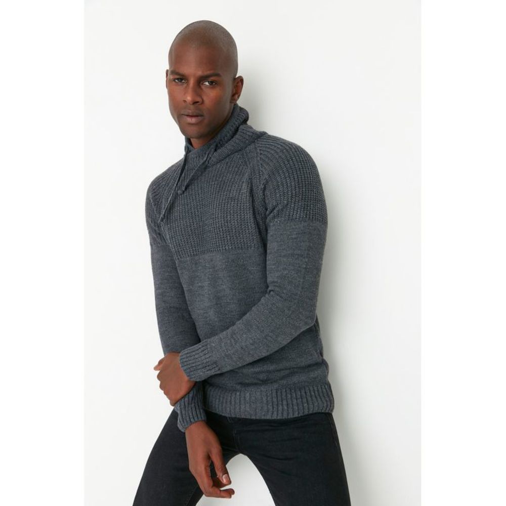 NWT Trendyol Men Regular fit Hood Woven Sweater